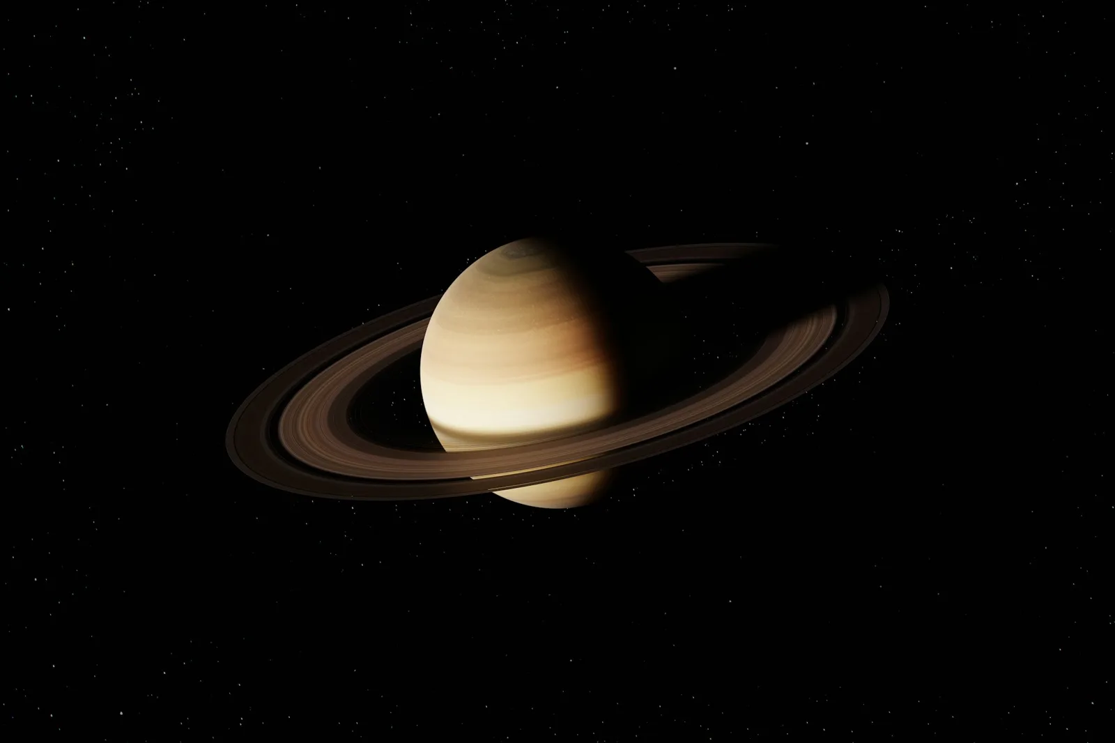 Saturnus dengan cincinnya di ruang angkasa yang dalam (ostudio, Unsplash)